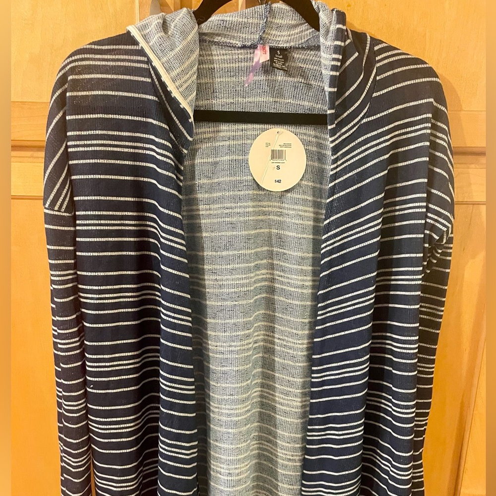 NWT Knit Cardigan With Hood
